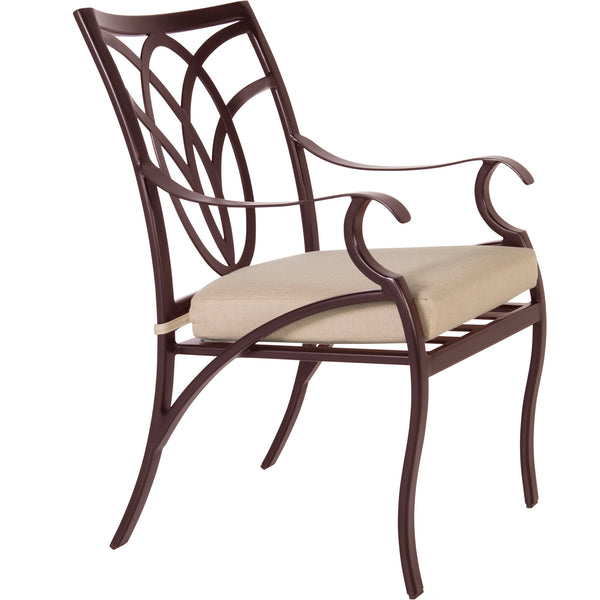 6353-A: Belle Vie Copper Creek Dining Arm Chair