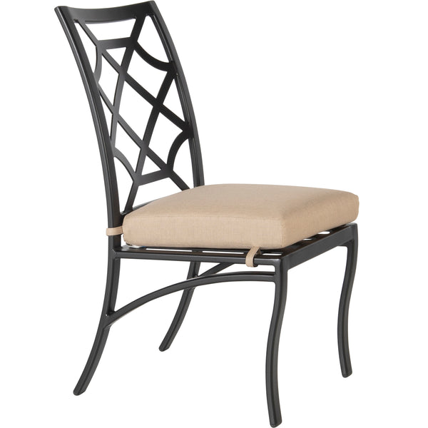 6851-S Grand Cay Carbon Black Dining Side Chair