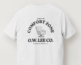 Monterra "Living in the Comfort Zone" Ivory Tee